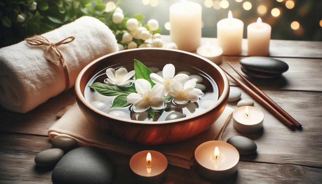 Aromatherapy with Jasmine petals for relaxation and mood upliftment-AalphulSkincare