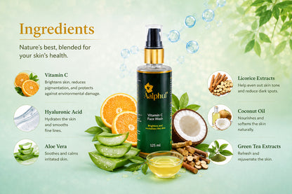 Aalphul Vitamin C Face Wash Ingredients