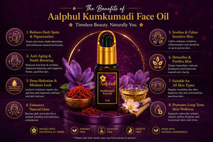 Aalphul Kumkumadi Face Oil Benefits
