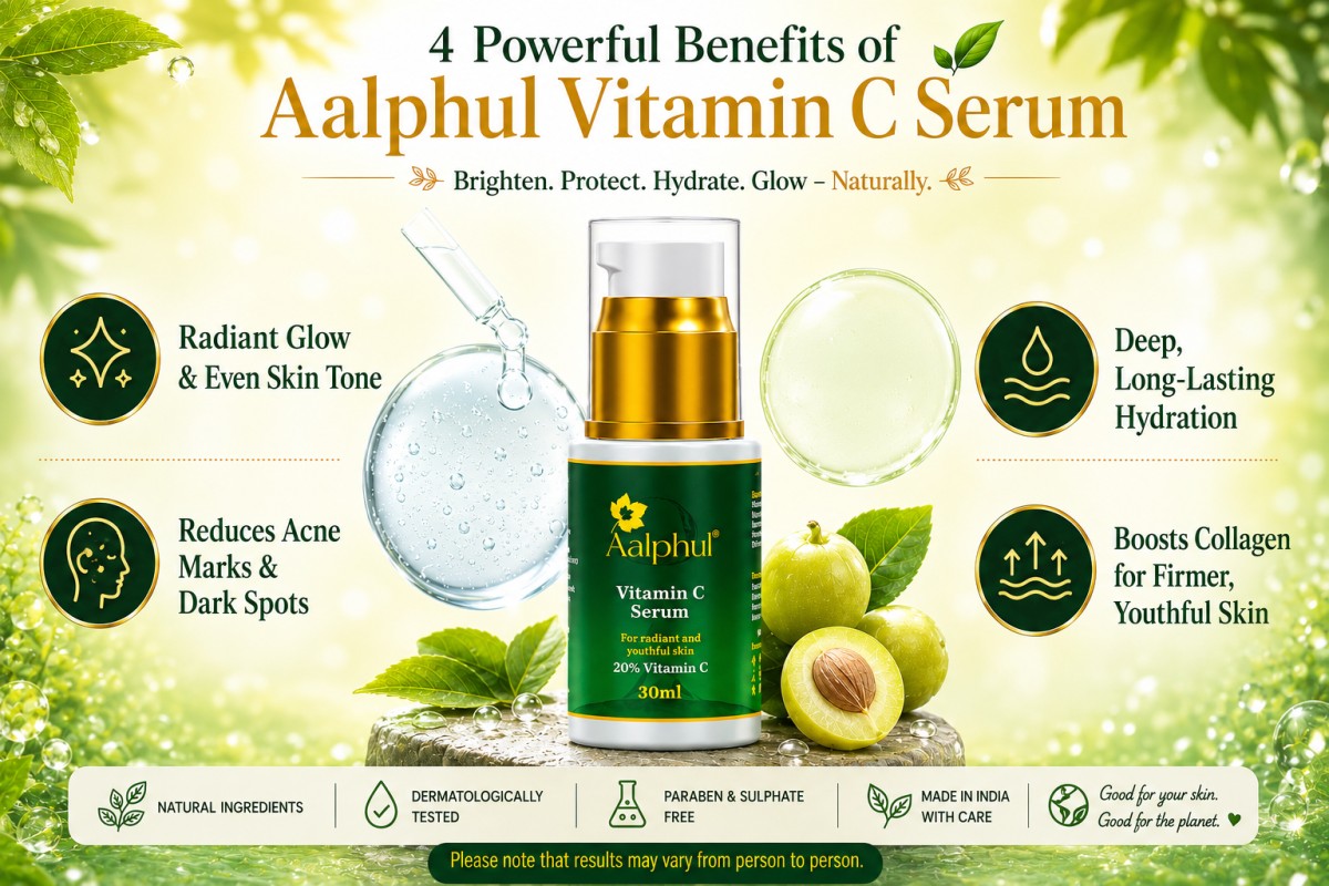 Aalphul Vitamin C Serum Benefits are listed here