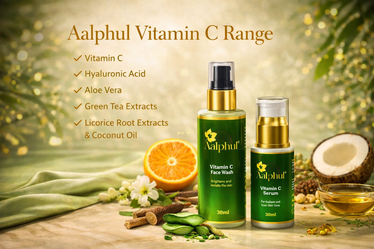 Aalphul Vitamin C Range with Face Wash and Serum