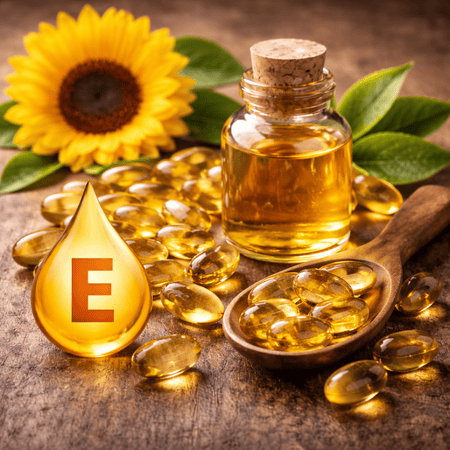 Vitamin E used in Aalphul Skincare