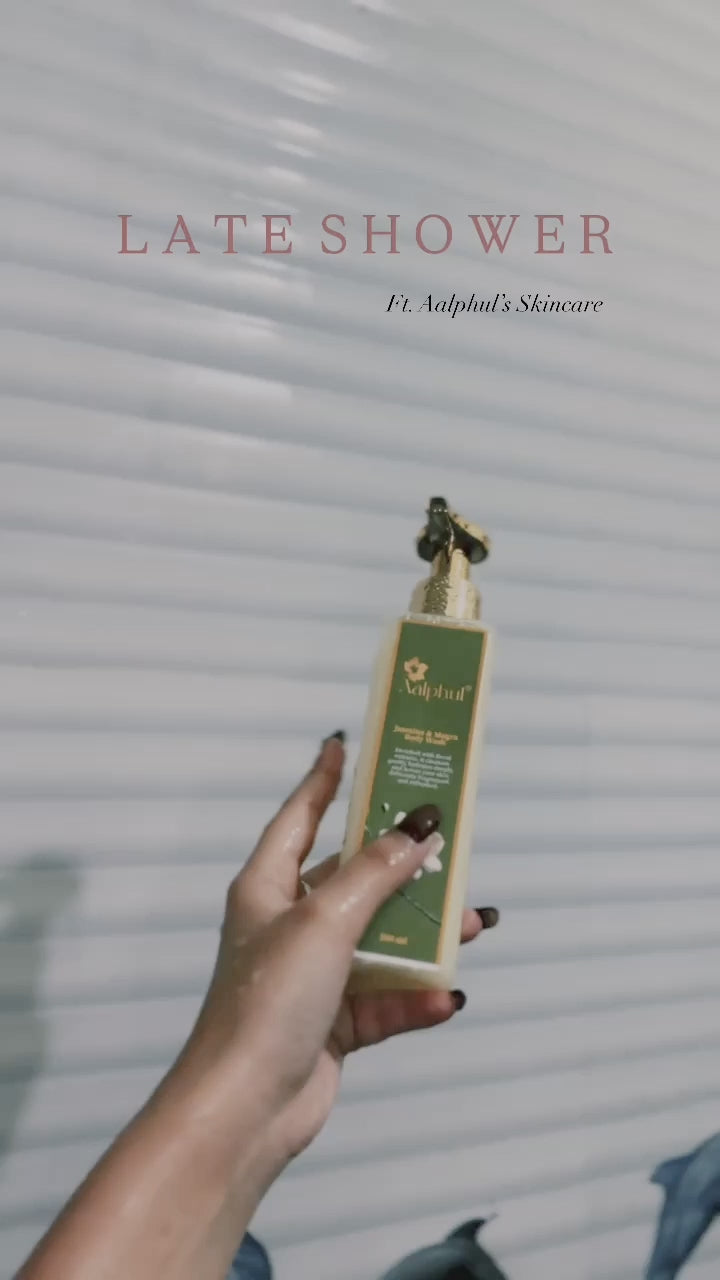 Aalphul Jasmine & Mogra Body Wash video showing actual usage